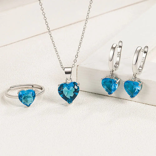 Conjunto Heart Zircon