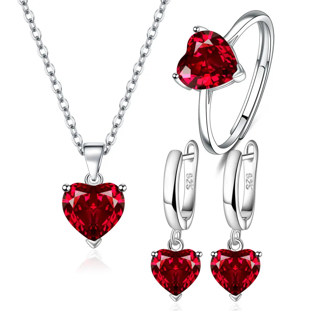 Conjunto Heart Zircon
