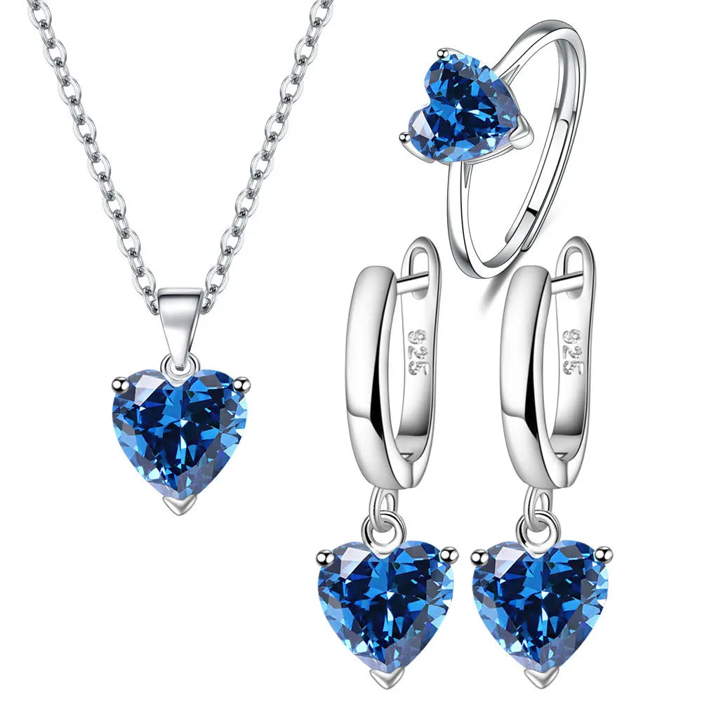 Conjunto Heart Zircon